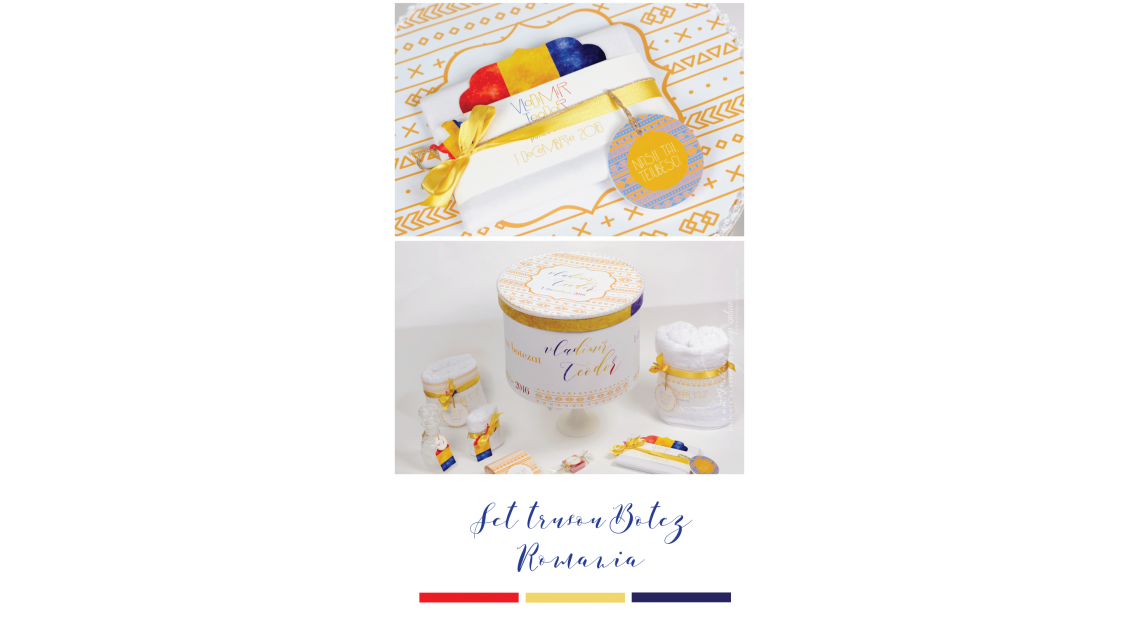 Trusou de botez brodat ideal pentru 1 Decembrie Romania,  Traditie romaneasca 3